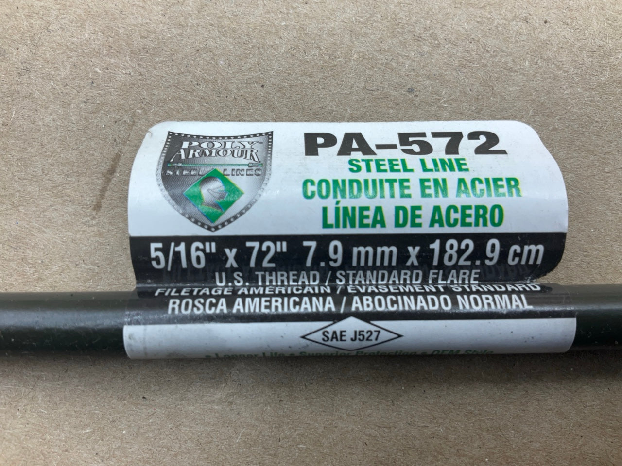 (50) Pack - AGS PA-572 Brake Line 5/16 Inch X 72 Inch Long, 1/2''-20 Fittings