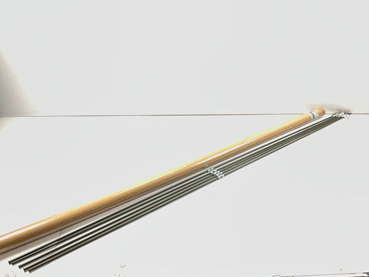 (5) AGS PA-572 PVF Coated Steel Brake Line: 72'' Long, 5/16'' Diameter, Universal