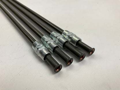(4) AGS PA-630 PVF Coated Steel Brake Line: 30'' Long, 3/8'' Diameter, Universal