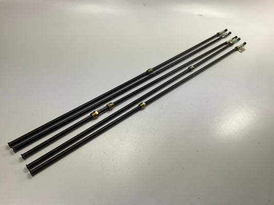 (5) AGS PA-640 PVF Coated Steel Brake Line: 40'' Long, 3/8'' Diameter, Universal