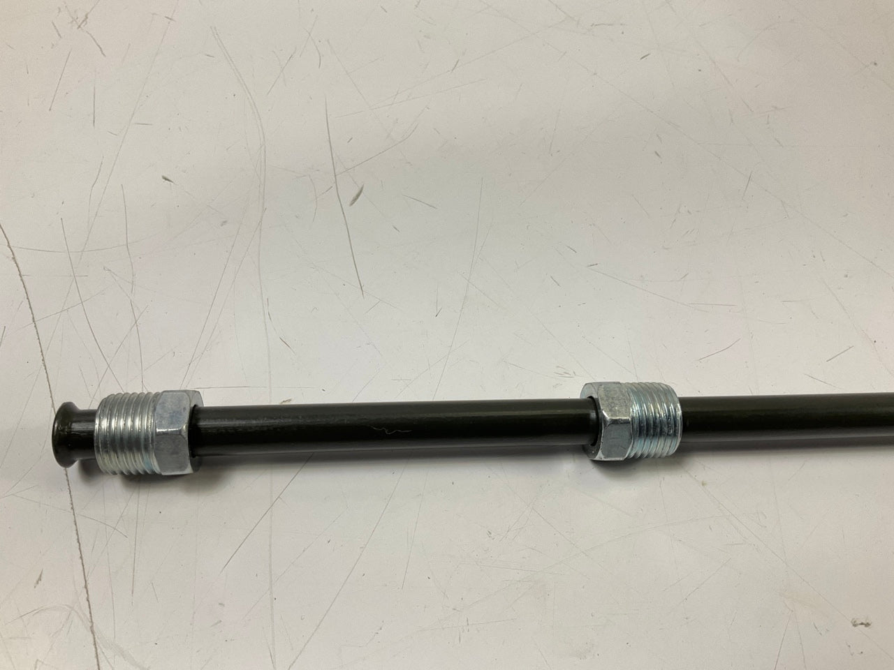 AGS PA-640 PVF Coated Steel Brake Line: 40'' Long, 3/8'' Diameter, Universal