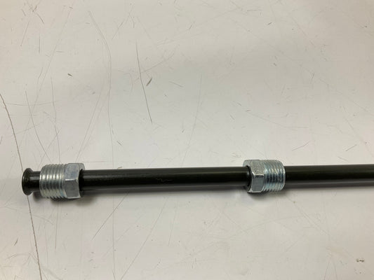 AGS PA-640 PVF Coated Steel Brake Line: 40'' Long, 3/8'' Dia, 5/8 - 18'' Thread