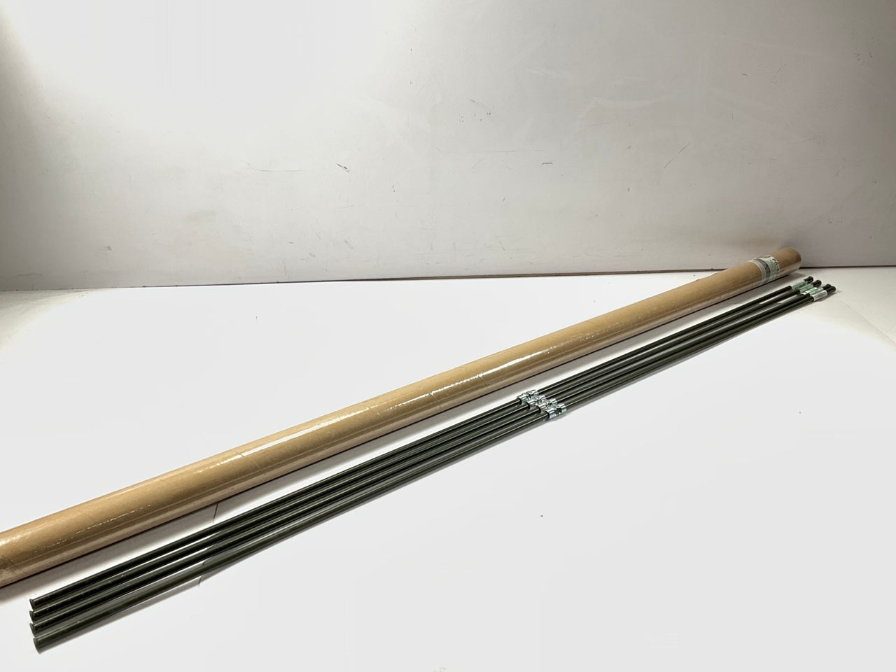 (4) AGS PA-660 PVF Coated Steel Brake Line: 60'' Long, 3/8'' Diameter, Universal
