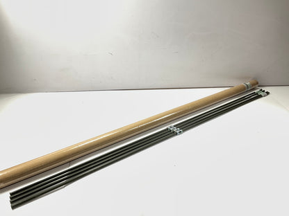 (4) AGS PA-660 PVF Coated Steel Brake Line: 60'' Long, 3/8'' Diameter, Universal