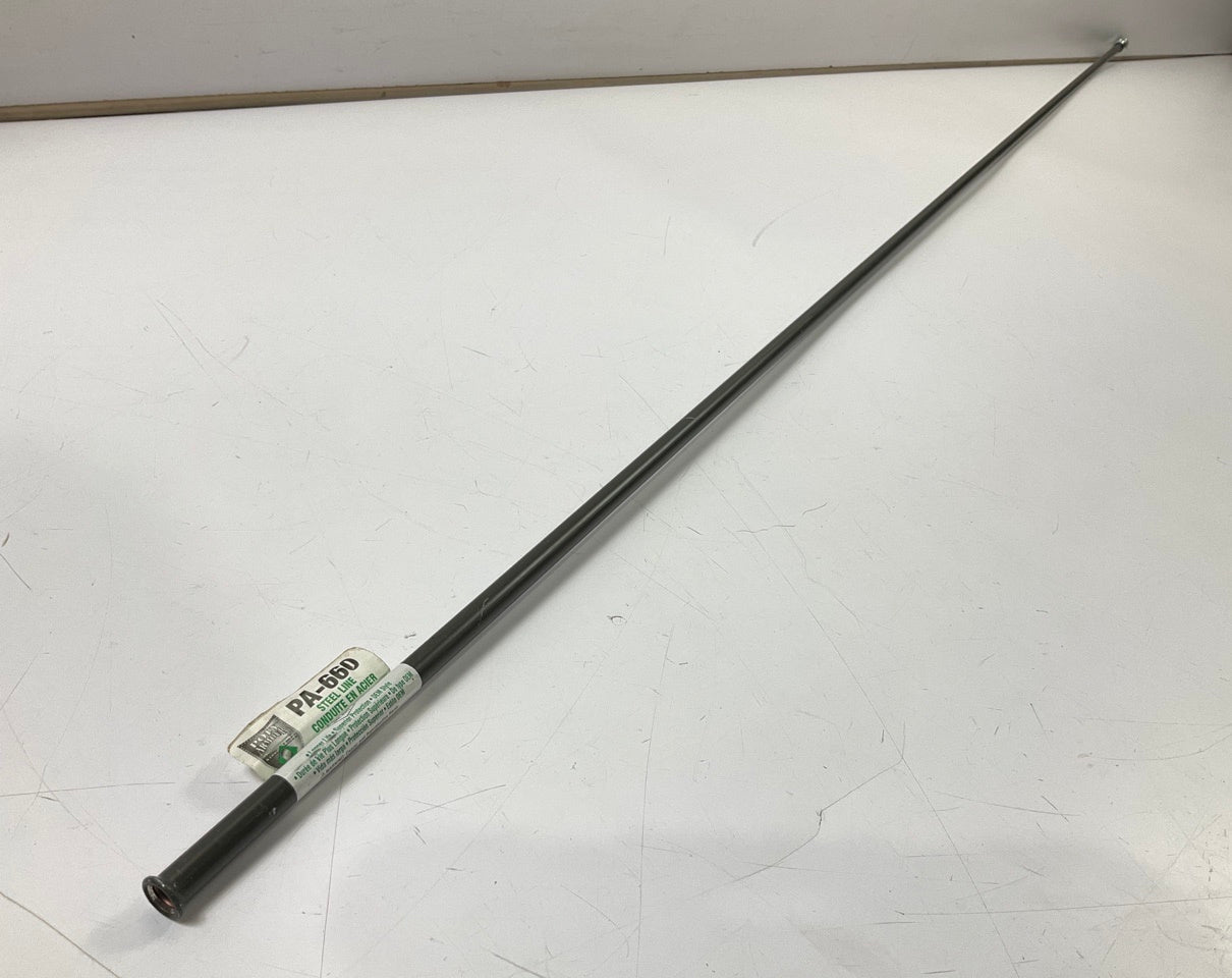 AGS PA-660 PVF Coated Steel Brake Line: 60'' Long, 3/8'' Diameter, Universal