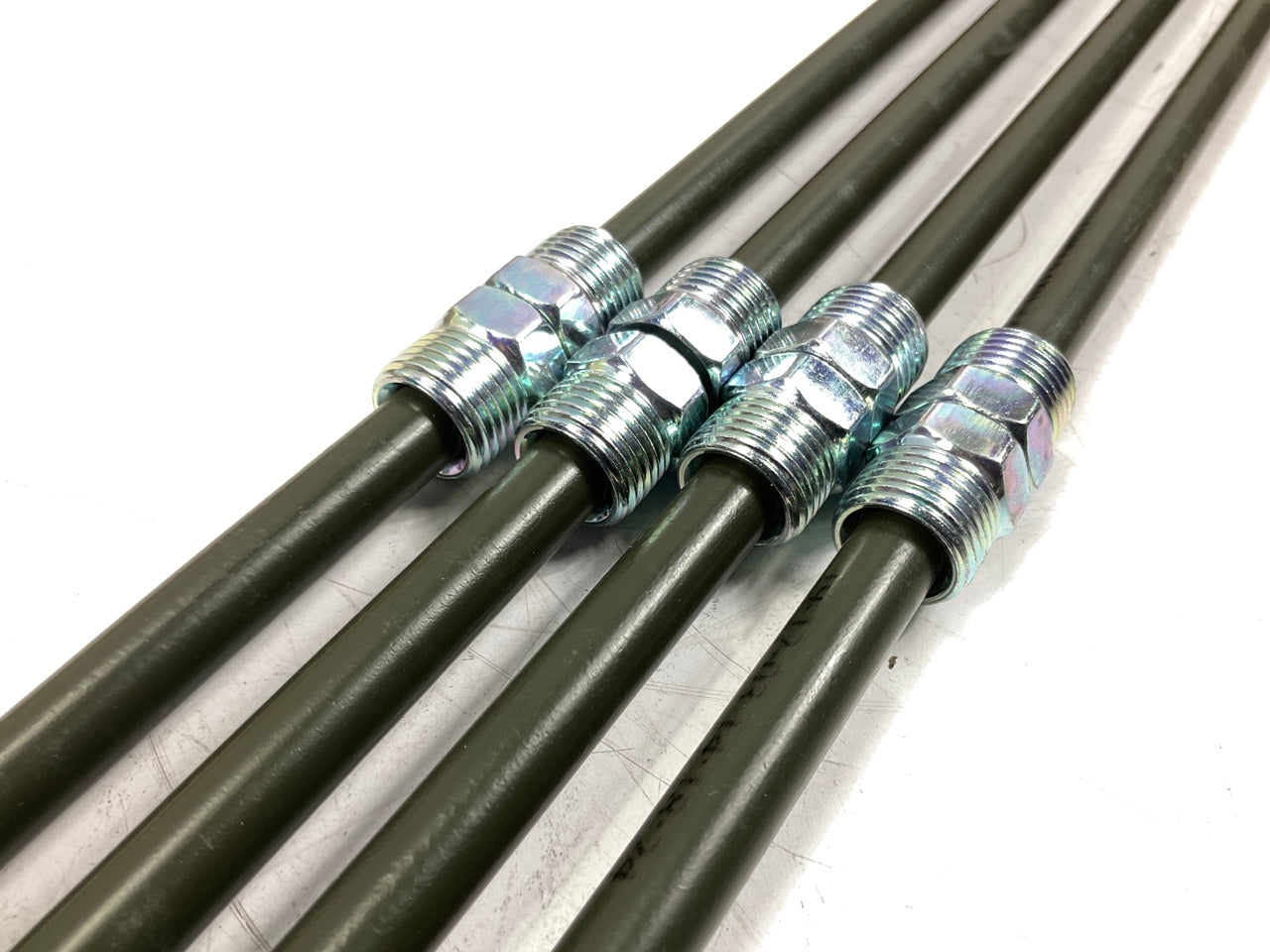 (4) AGS PA-672 Poly-Armour PVF Coated Steel Brake Line: 72'' Long, 3/8'' Diameter