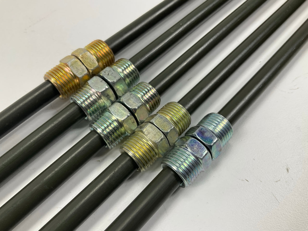 (5) AGS PA-672 Poly-Armour PVF Coated Steel Brake Line: 72'' Long, 3/8'' Diameter