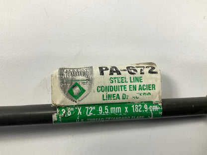 (5) AGS PA-672 Poly-Armour PVF Coated Steel Brake Line: 72'' Long, 3/8'' Diameter