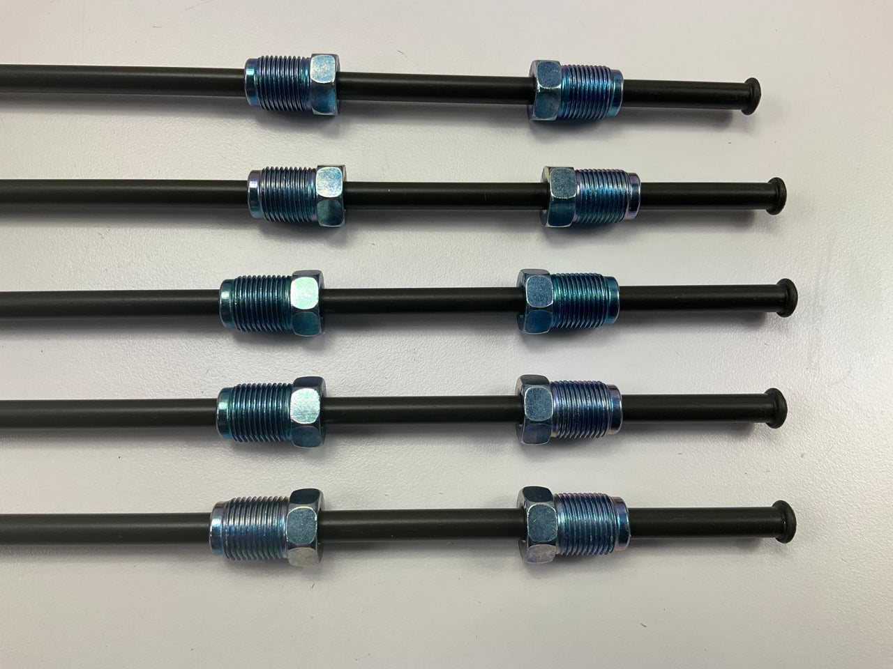 (5) AGS PA-720 For Toyota Brake Lines,  6mm X 20'',  M12 X 1mm Thread Fittings