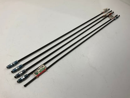 (5) AGS PA-730 PVF Coated Steel Brake Line, 30'' Long, 6mm Diameter, Universal