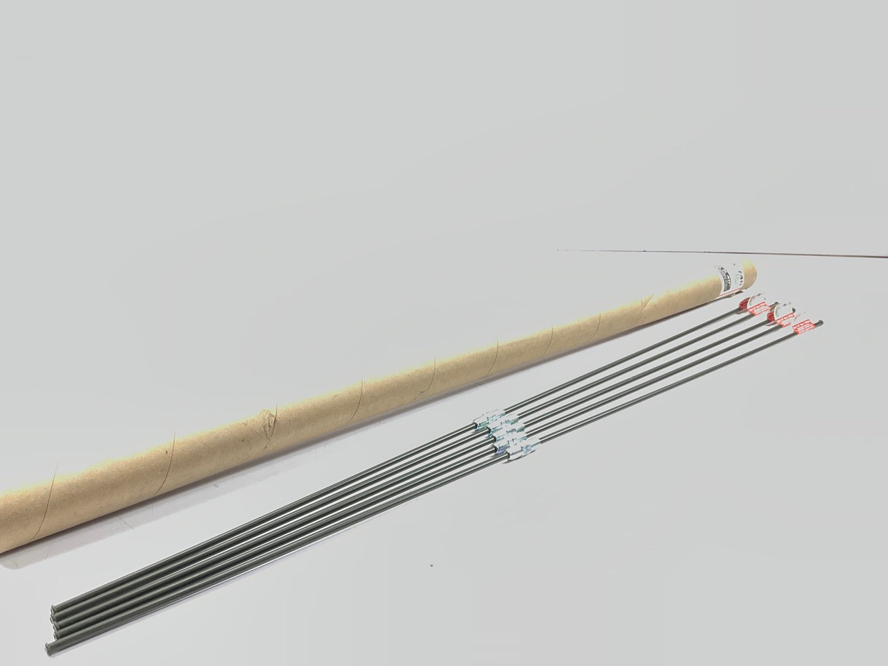 (5) AGS PA-740 Poly-Armour PVF Steel Brake Lines 6mm X 40'', M12x1mm Threads