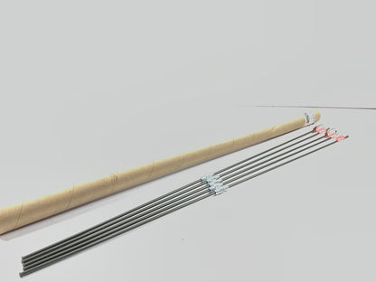 (5) AGS PA-740 Poly-Armour PVF Steel Brake Lines 6mm X 40'', M12x1mm Threads