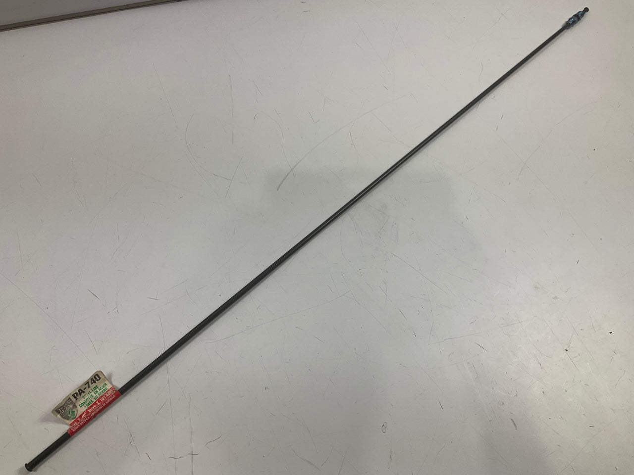 AGS PA-740 PVF Coated Steel Brake Line: 40'' Long, 6mm Diameter, Universal Fit