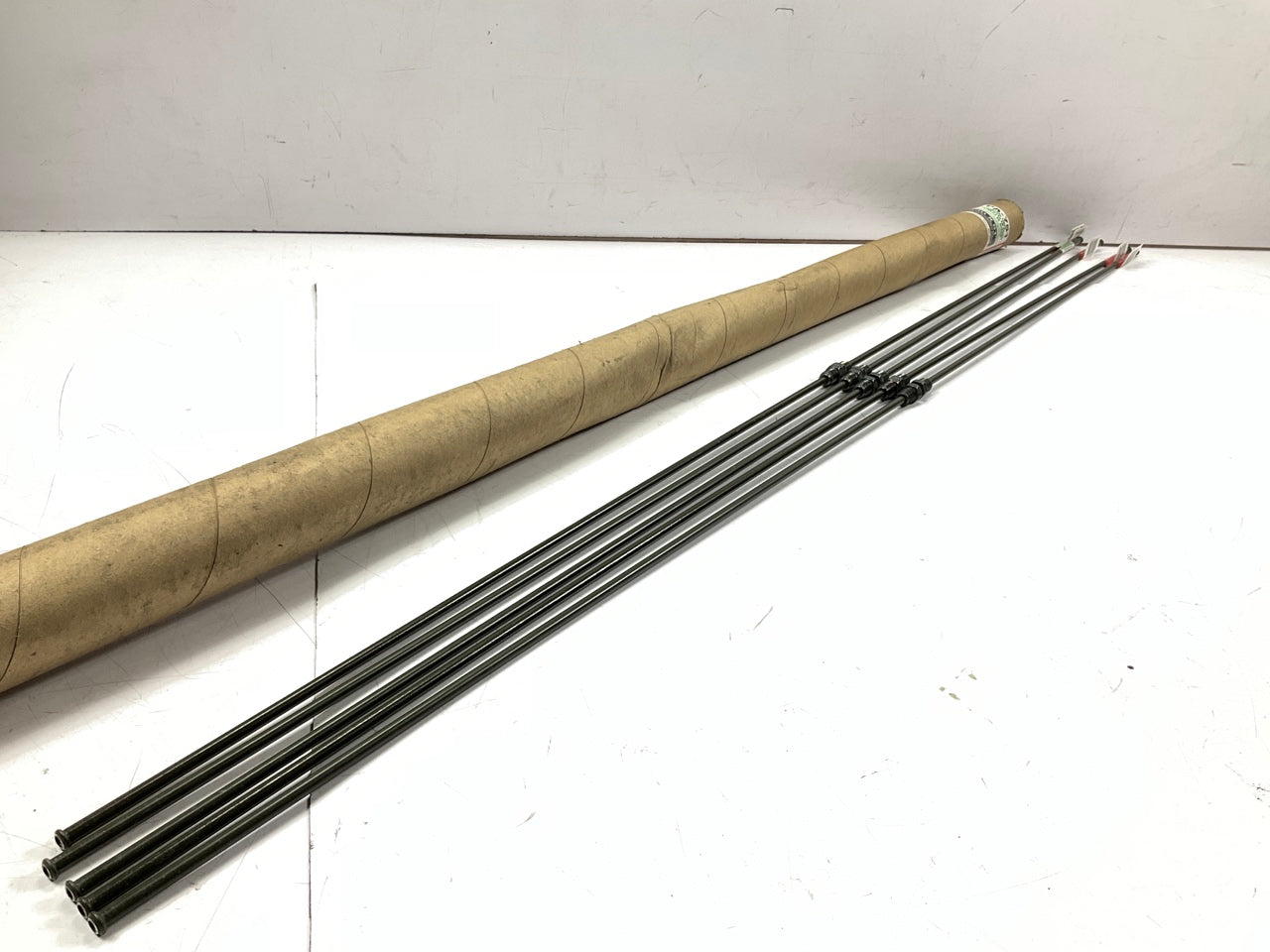 (5) AGS PA-751 Universal Steel Brake Line: 51'' Long, 6mm Diameter, M12 X 1MM