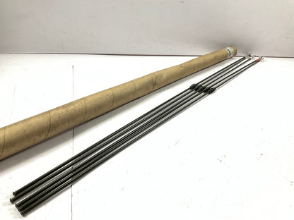 (5) AGS PA-751 Universal Steel Brake Line: 51'' Long, 6mm Diameter, M12 X 1MM