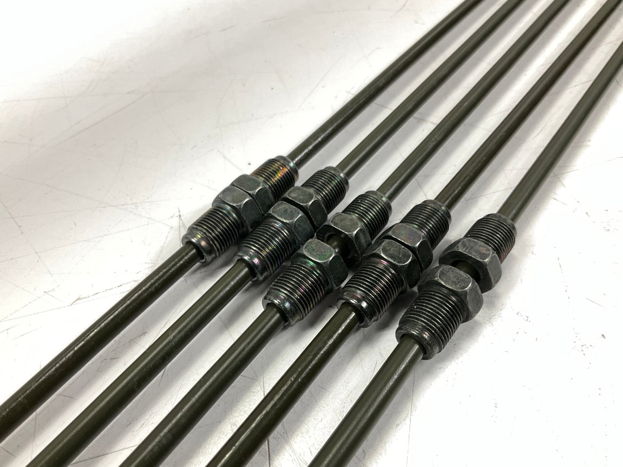 (5) AGS PA-751 PVF Coated Steel Brake Line: 51'' Long, 6mm Diameter, Universal