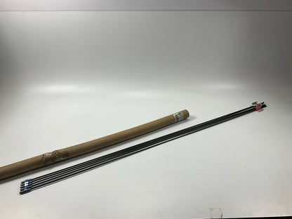 (5) AGS PA-760 PVF Coated Steel Brake Line: 60'' Long, 6mm Diameter, Universal