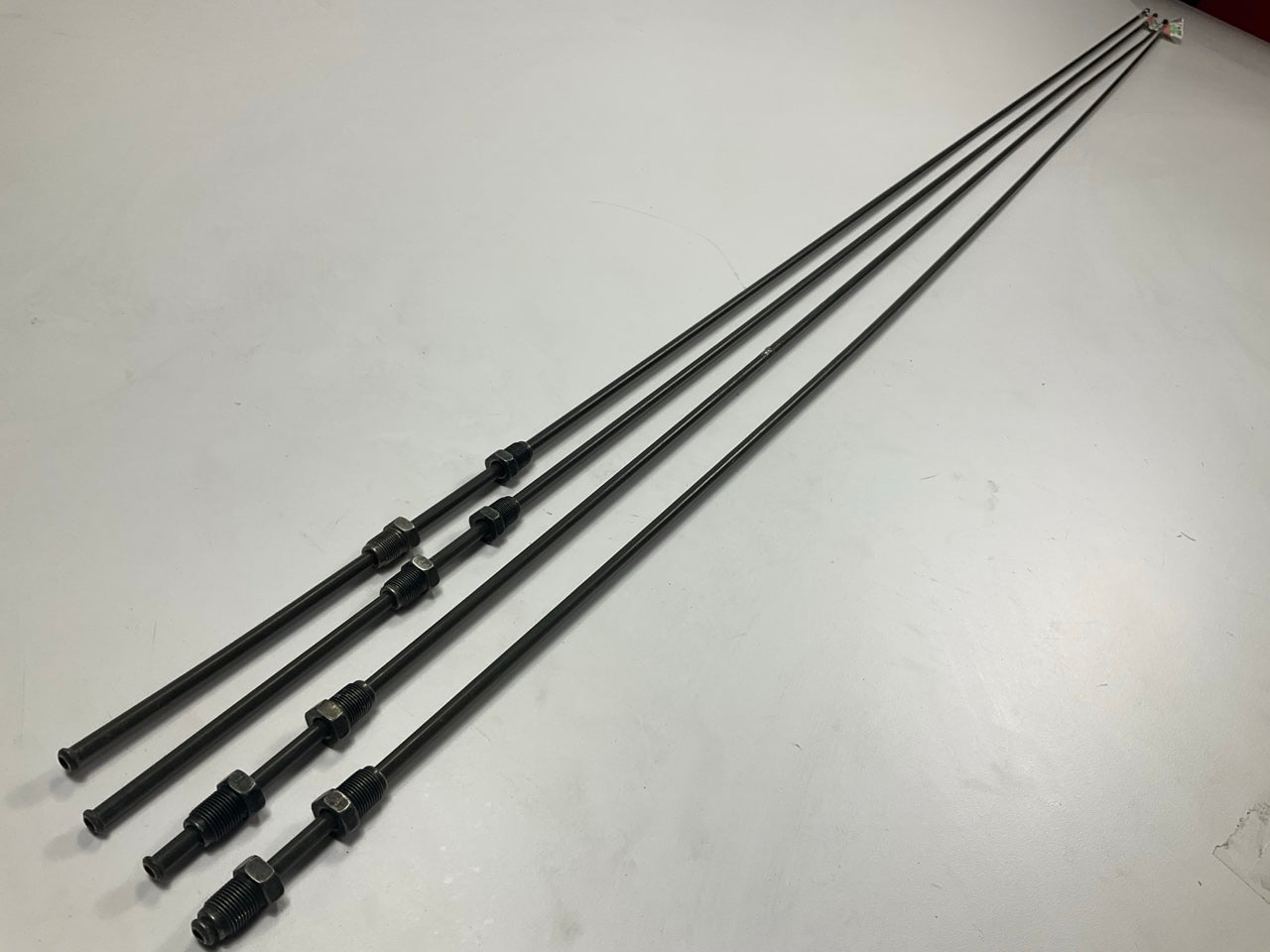 (4) AGS PA-772 PVF Coated Steel Brake Line: 72'' Long, 6mm Diameter, Universal