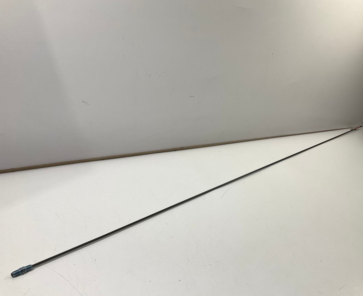 AGS PA-772 PVF Coated Steel Brake Line: 72'' Long, 6mm Dia, M12-1.0mm Thread