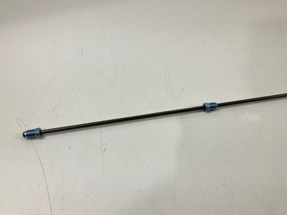 AGS PA-772 PVF Coated Steel Brake Line: 72'' Long, 6mm Dia, M12-1.0mm Thread