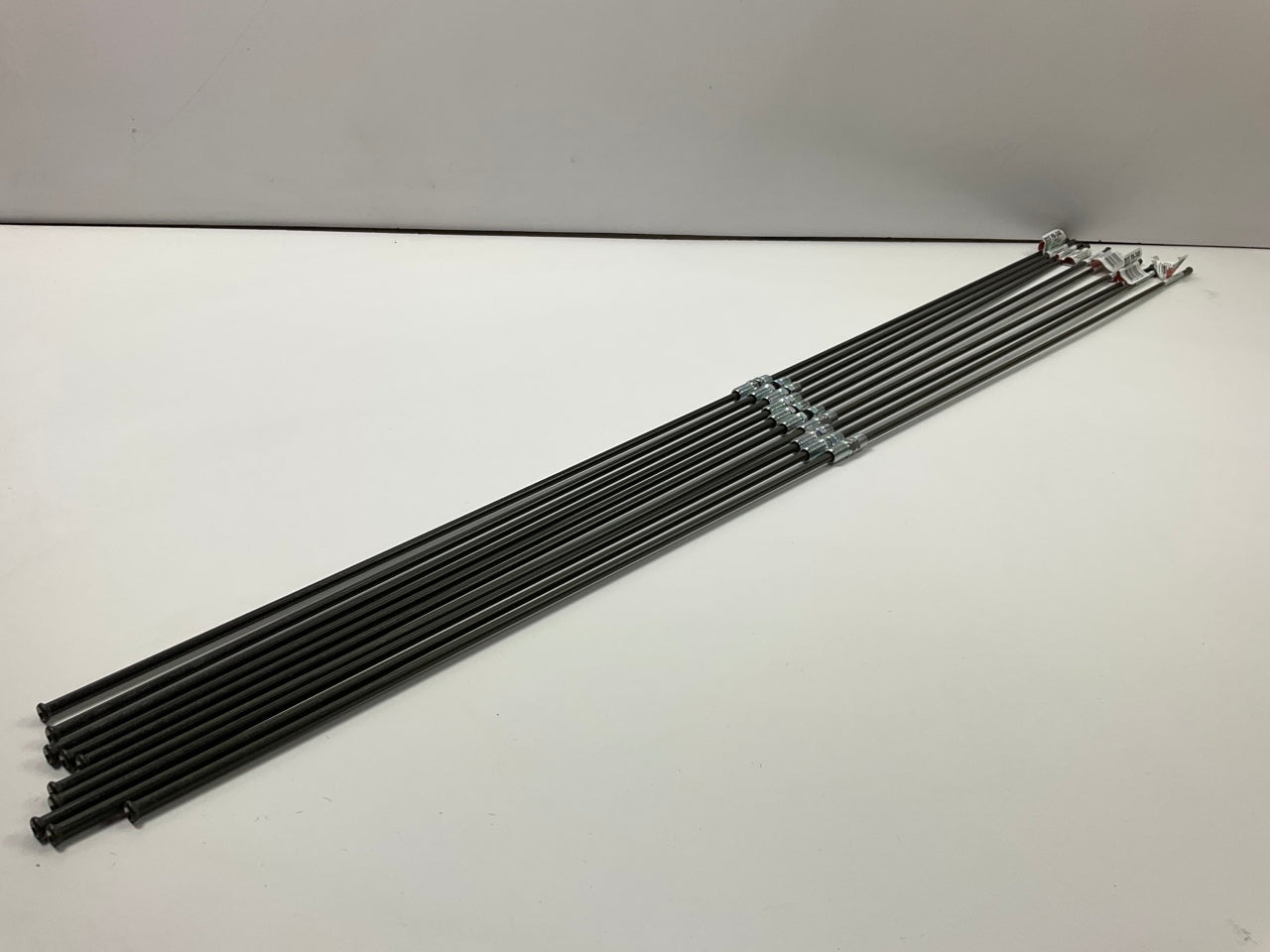 (10) AGS PA340 Brake Lines, (PVF), 3/16'' X 40'', 3/8 - 24 In Thread Size