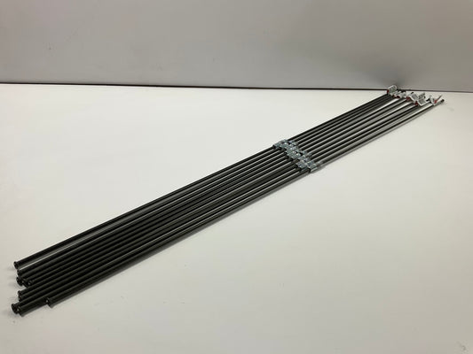 (10) AGS PA340 Brake Lines, (PVF), 3/16'' X 40'', 3/8 - 24 In Thread Size