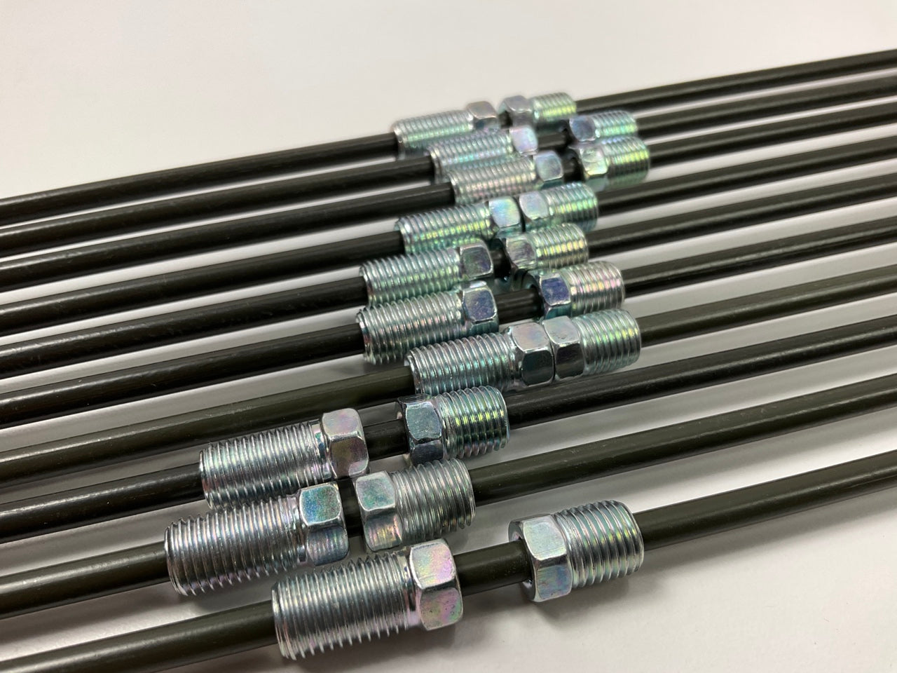 (10) AGS PA340 Brake Lines, (PVF), 3/16'' X 40'', 3/8 - 24 In Thread Size