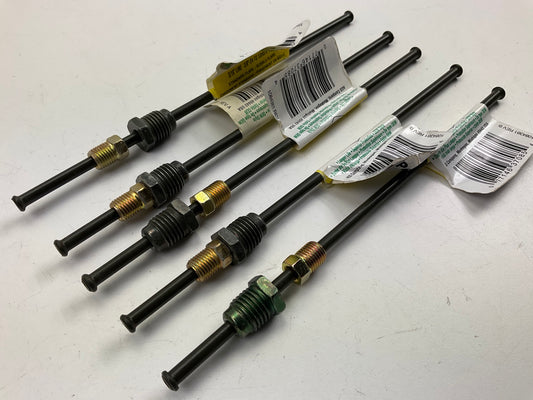 (5) AGS PAA-0313 PVF Brake Line Adapter, 3/8-24 Inverted To M13x1.5 Bubble