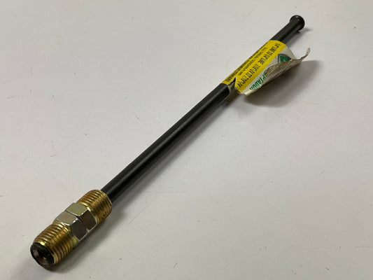 AGS PAA-B430 8'' X 1/4'' PVF Coated Adapter Brake Line - 7/16-24 SAE Inverted