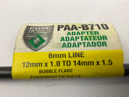 (5) AGS PAA-B710 Poly Armour Brake Line Adapter 6mm X 8(12x1.0 B)(M14x1.5 B)