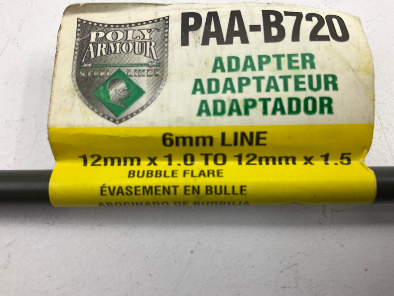 (5) AGS PAA-B720 Poly Armour Brake Line Adapter 6mm X 8(M12x1.0 B)(M12x1.5 B)