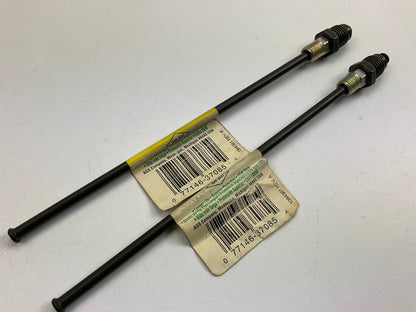 (2) AGS PAA-O313 Steel Brake Line 3/16'' Line 3/8-24'' Inverted, M13x1.5 Bubble