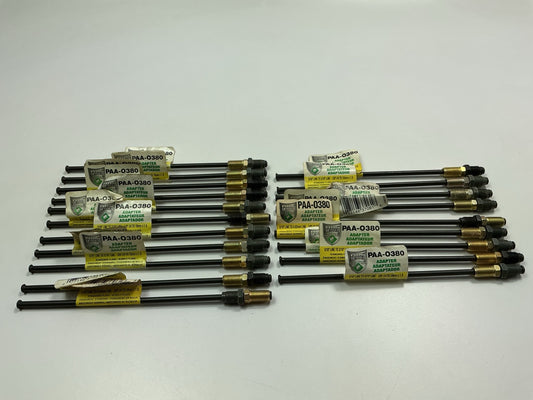 (20) AGS PAAO380 Brake Line Adapter 3/16'' X 8 (3/8''-24 Inverted)(M10x1.0 Bubble)