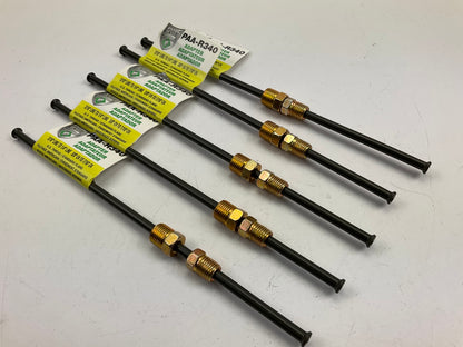 (5) AGS PAA-R340 Steel Brake Line Adapter, 3/16'' X 8, (3/8''-24 X 7/16''-24 Inv.)