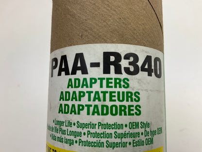 (5) AGS PAA-R340 Steel Brake Line Adapter, 3/16'' X 8, (3/8''-24 X 7/16''-24 Inv.)