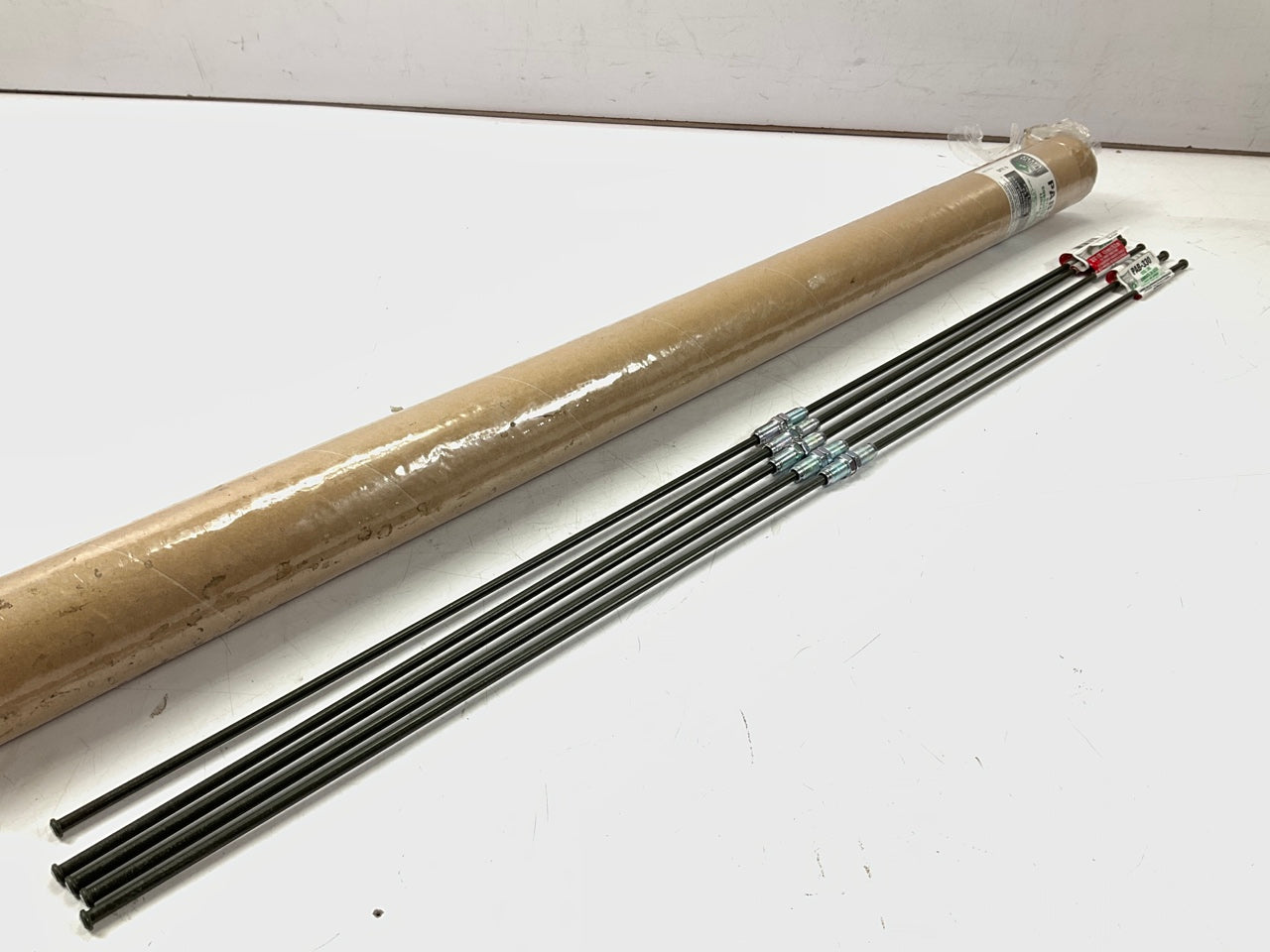 (5) AGS PAB-330 Steel Brake Lines, 3/16'' X 30'', 3/8 - 24 Threads