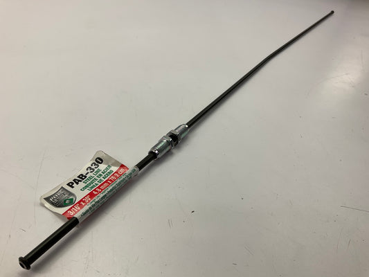 AGS PAB-330 PVF Coated Steel Brake Line: 30'' Long, 3/16'' Diameter, Universal