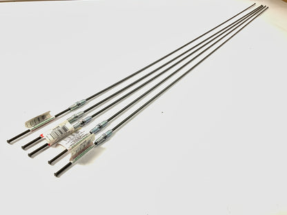 (5) AGS PAB-351 PVF Coated Steel Brake Line: 51'' Long, 3/16'' Diameter, Universal