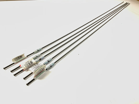 (5) AGS PAB-351 PVF Coated Steel Brake Line: 51'' Long, 3/16'' Diameter, Universal