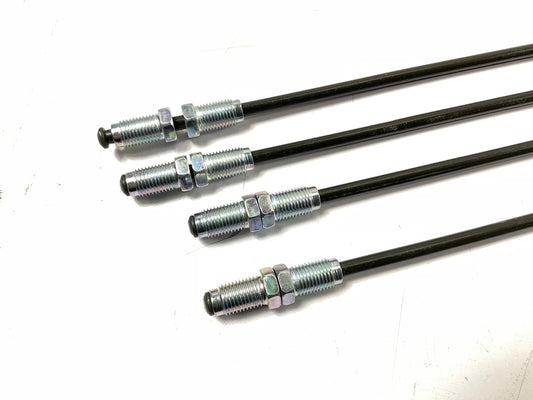 (4) AGS PAB-360 Coated Steel Brake Line: 60'' Long, 3/16'' ID, 3/8-24'' Thread Dia