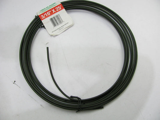 25 Feet Long - AGS PAC-325 Steel Hydraulic Brake Line 3/16'' Dia