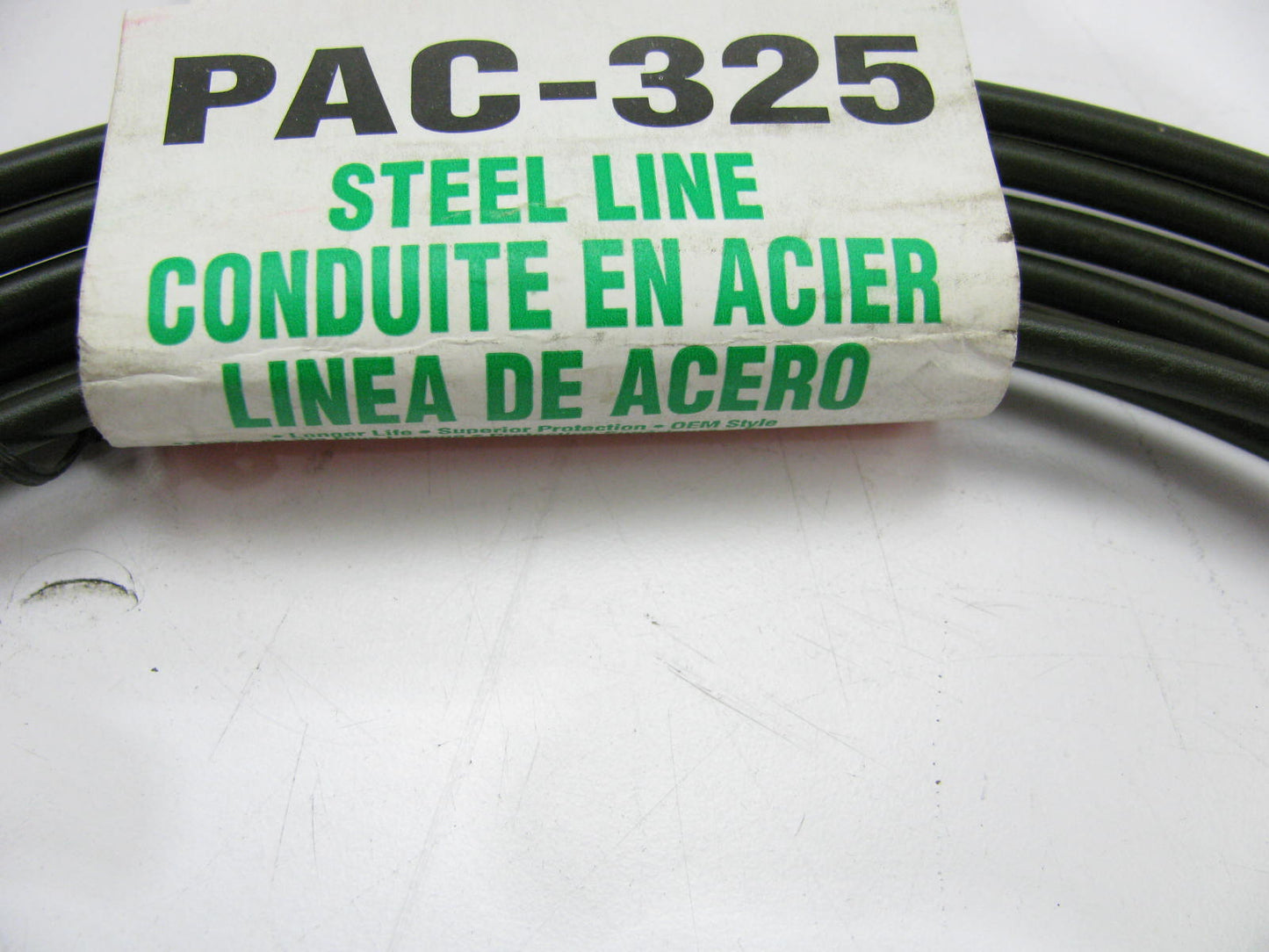 25 Feet Long - AGS PAC-325 Steel Hydraulic Brake Line 3/16'' Dia