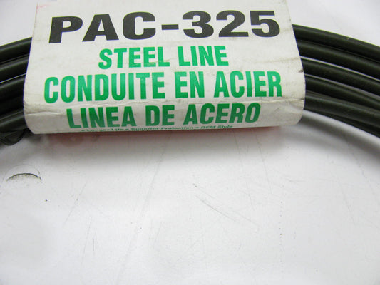 25 Feet Long - AGS PAC-325 Steel Hydraulic Brake Line 3/16'' Dia