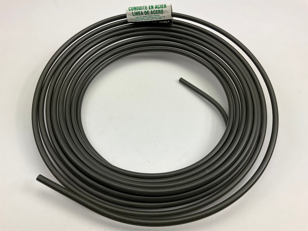 AGS PAC525 Poly-Armour PVF Steel Brake/Fuel/Trans Line Tubing Coil, 5/16'' X 25'