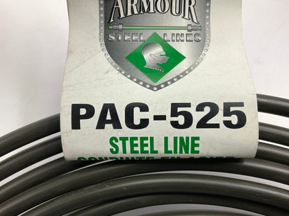 AGS PAC525 Poly-Armour PVF Steel Brake/Fuel/Trans Line Tubing Coil, 5/16'' X 25'