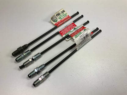 (5) AGS PAE-308 PVF Coated Steel Brake Line: 8'' Long, 3/16'' Diameter, Universal