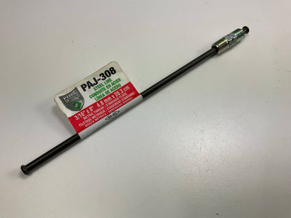(5) AGS PAE-308 PVF Coated Steel Brake Line: 8'' Long, 3/16'' Diameter, Universal