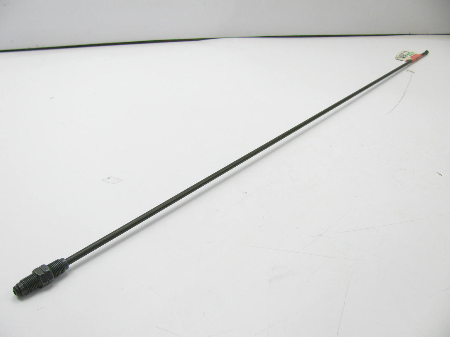 AGS PAE330 Metric M10 X 1.0 Thread Bubble Flare Steel Brake Line - 3/16''x 30''
