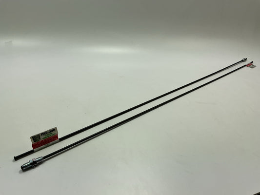 (50) AGS PAE340 PVF Coated Steel Brake Line 40'' Long, 3/16'' Dia, M10x1.0 Fitting