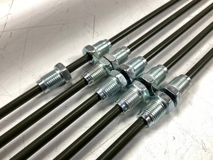 (5) AGS PAE-360 Metric Brake Lines, 3/16'' X 60'', M10x1 Thread Fittings